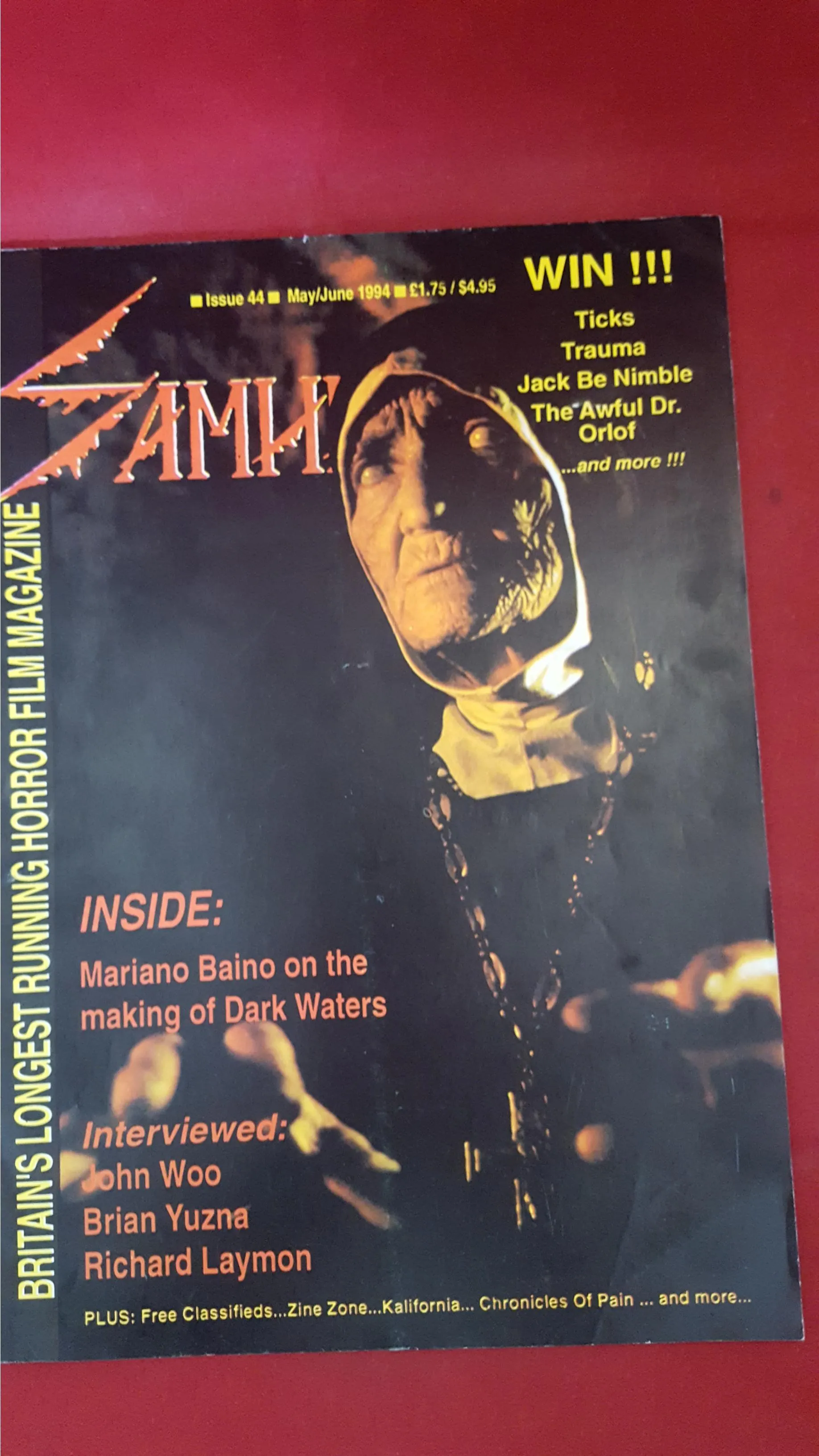 John Gullidge - Samhain, Issue 44, May/June 1994