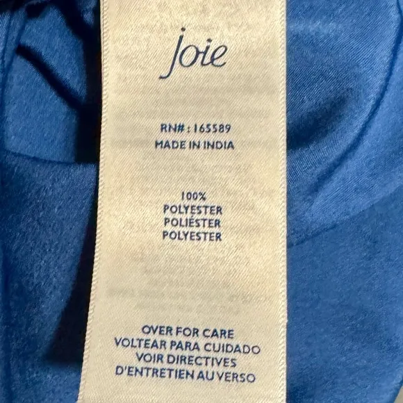 JOIE Parisian Paisley V-Neck Long Sleeve Flowy Maxi Length Dress size small