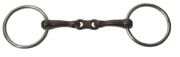 JP Korsteel Sweet Iron Loose Ring French Link Snaffle