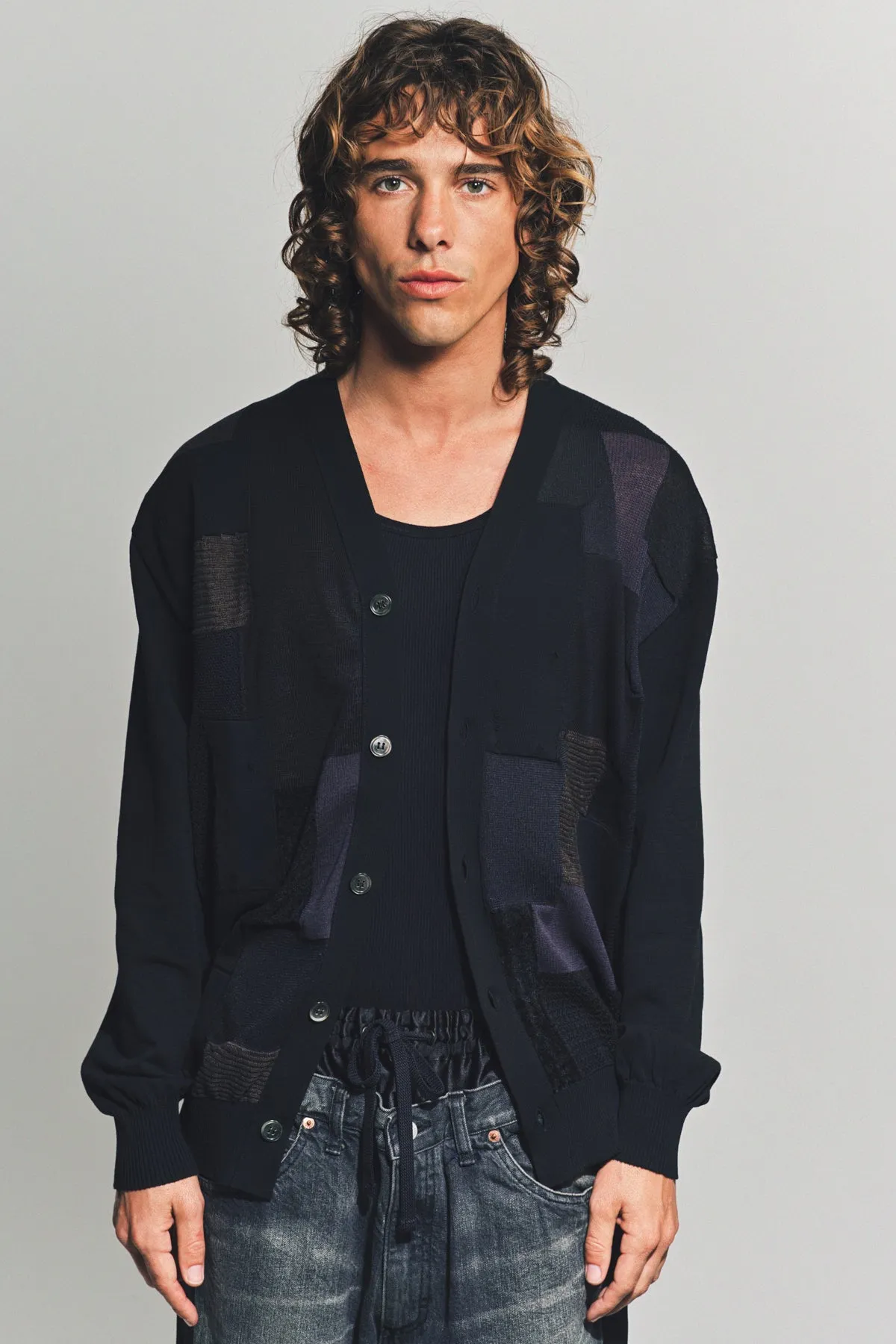 JUNYA WATANABE | MIX INTARSIA CARDIGAN