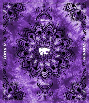 KANSAS STATE UNIVERSITY-Collegiate Tapestry-100% Polyester Minky-KSU1360