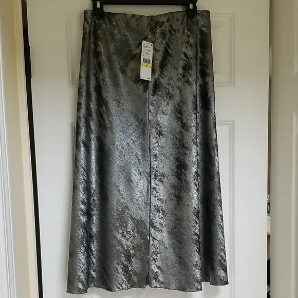 Karen Kane Night Lights Metallic Midi Skirt