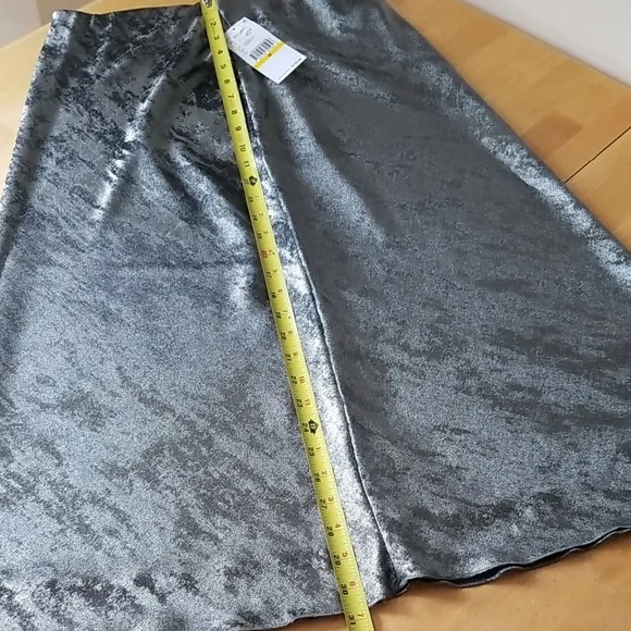 Karen Kane Night Lights Metallic Midi Skirt