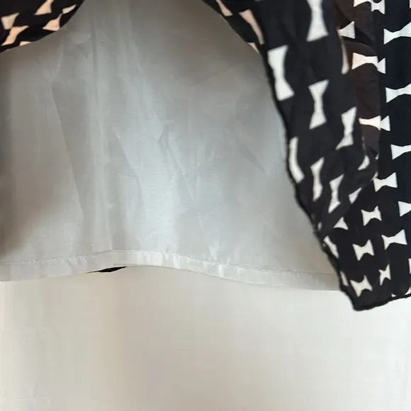 Kate Spade Bow Tie Pattern Silk Skirt
