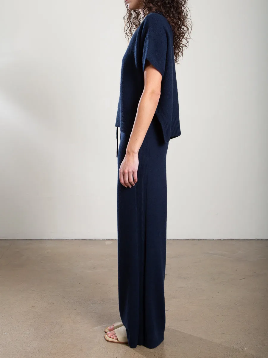 Kendra Pant in Cashmere - Navy
