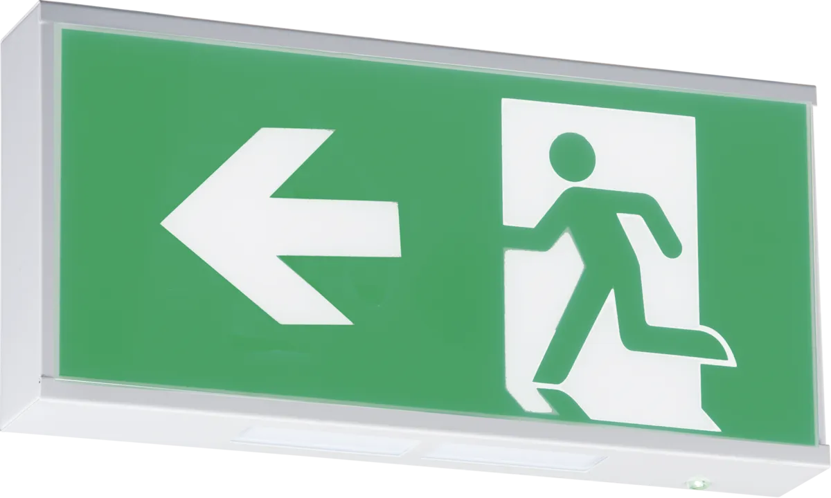 Knightsbridge EMRUNL Running Man Legend with Left Facing Arrow for EMRUN