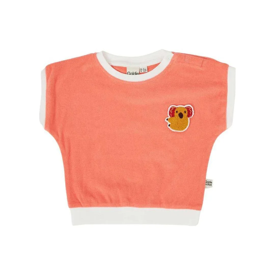 Koala Hug Terry Towelling Relaxed Tee