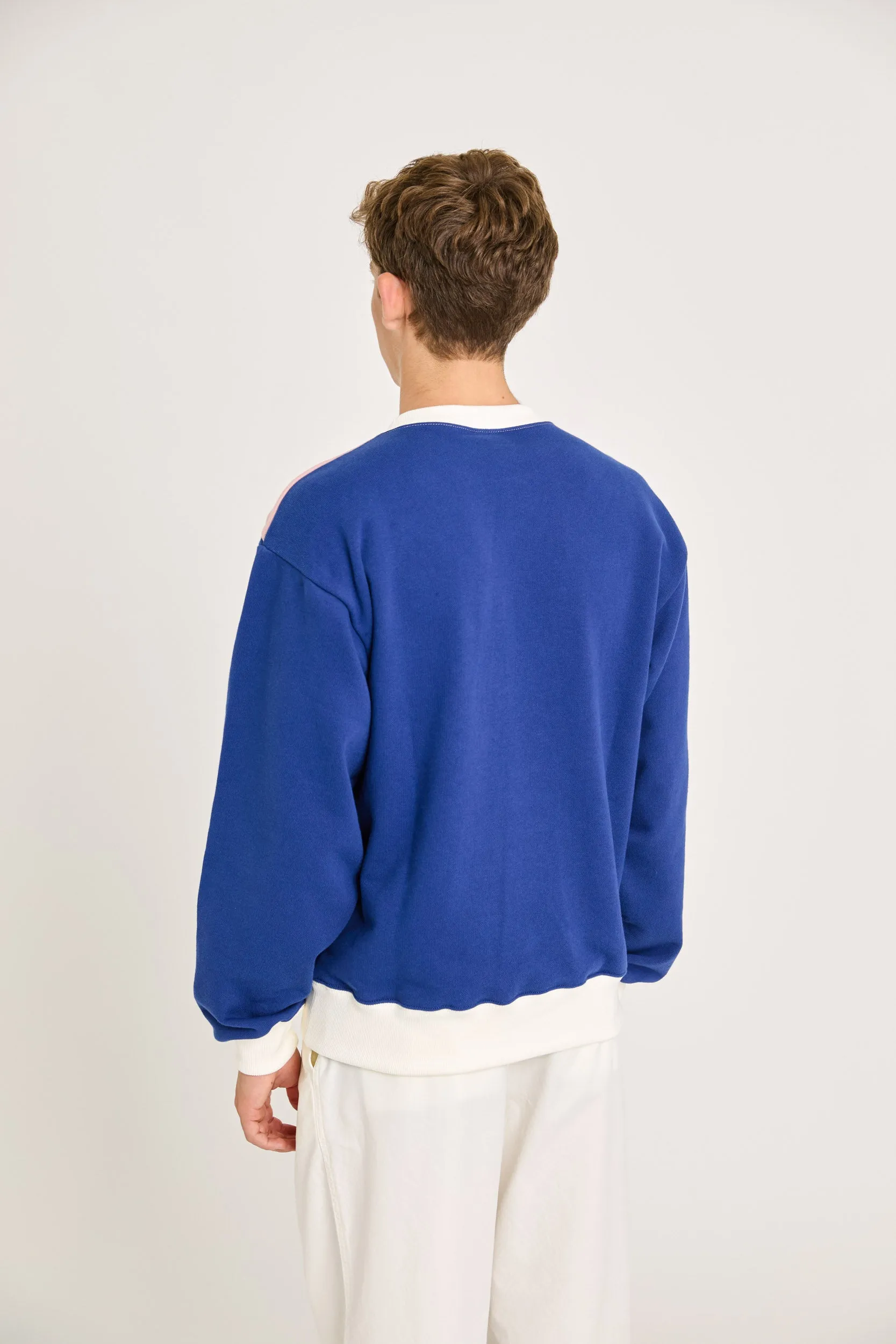 La Paz - Doria Logo Sweat - Clay/Navy