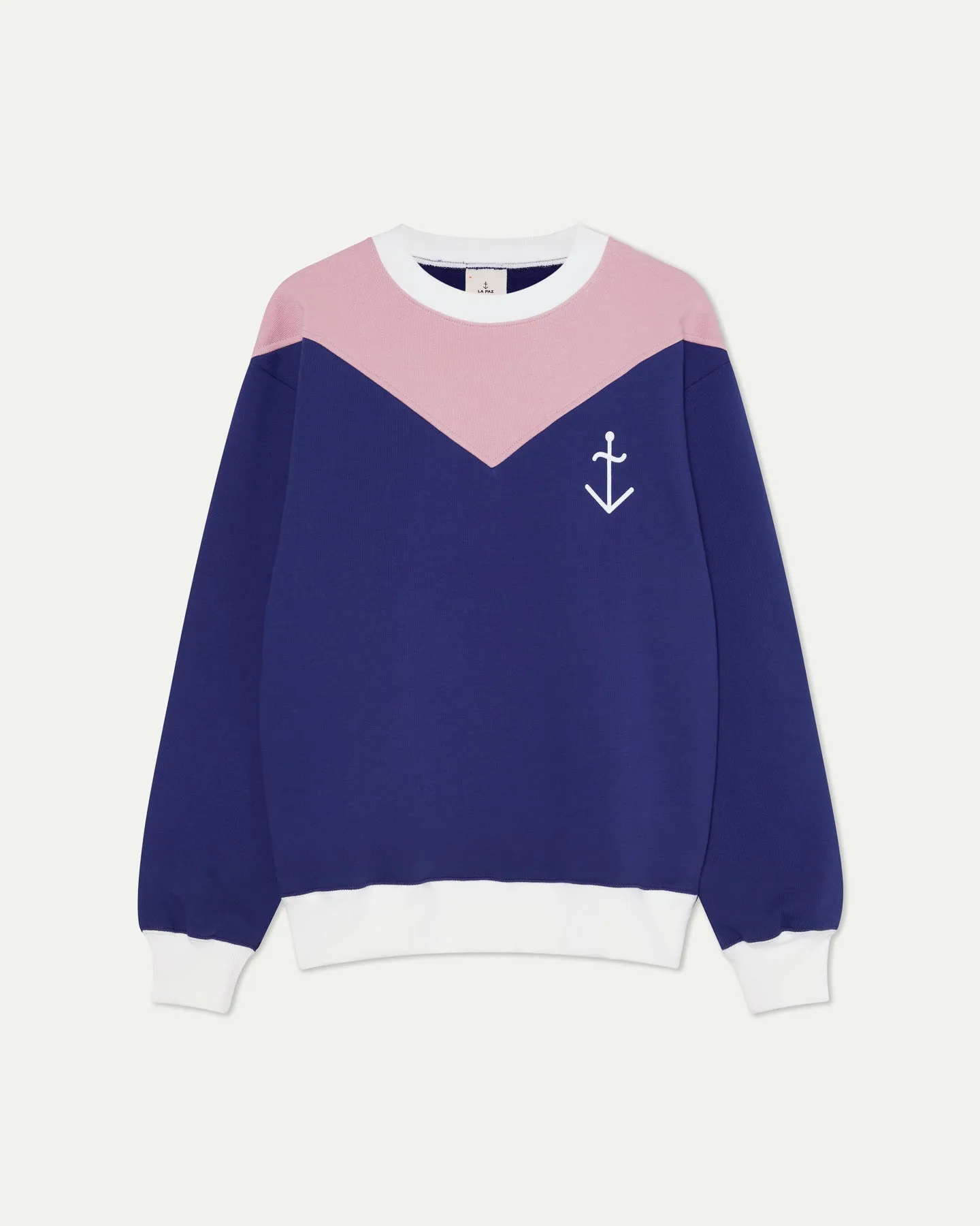 La Paz - Doria Logo Sweat - Clay/Navy