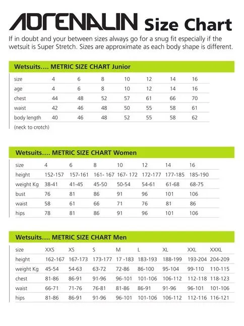 Ladies Adrenalin Radical-X 3/2 Steamer wetsuit