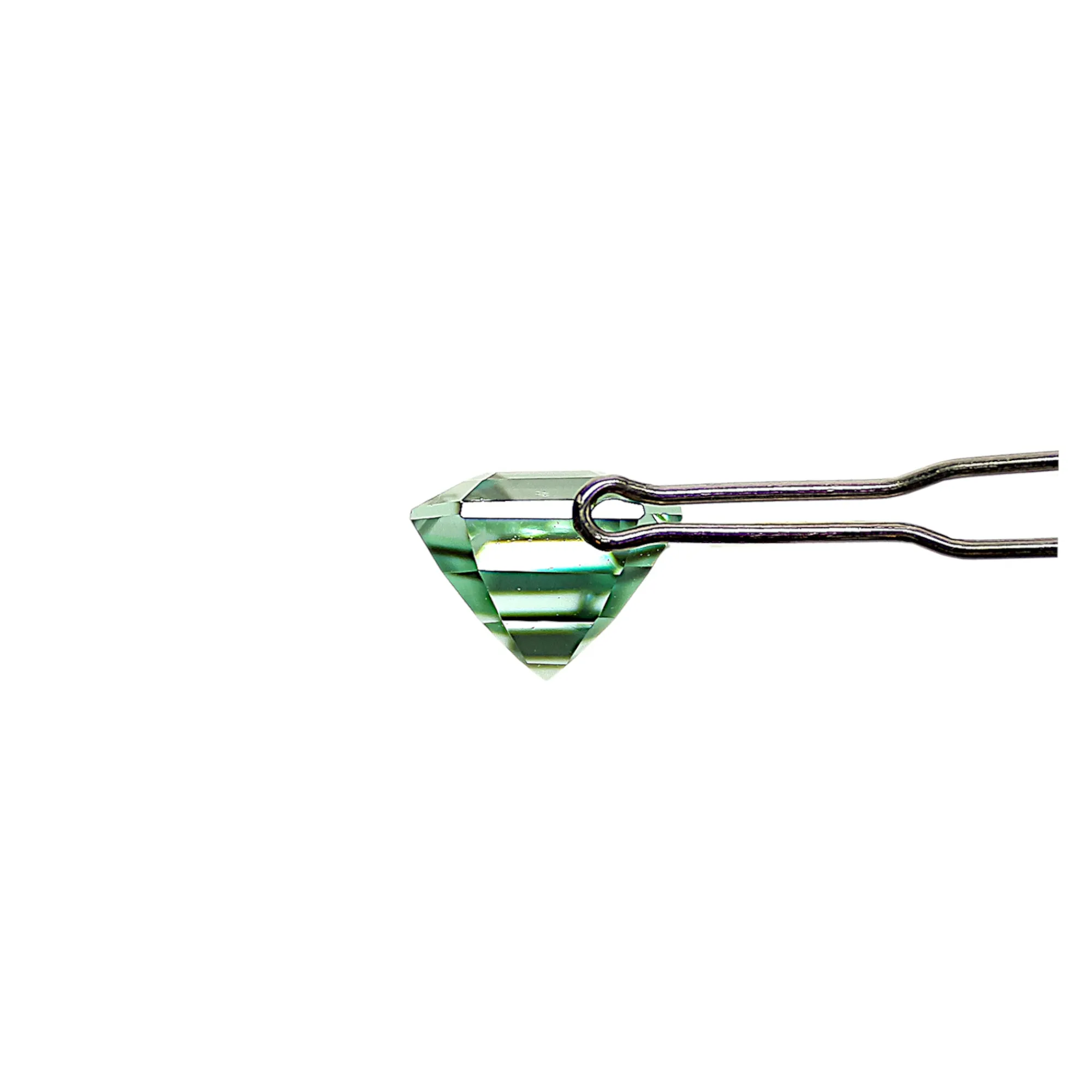 Lagoon Green Tourmaline, 4.56ct Emerald Cut