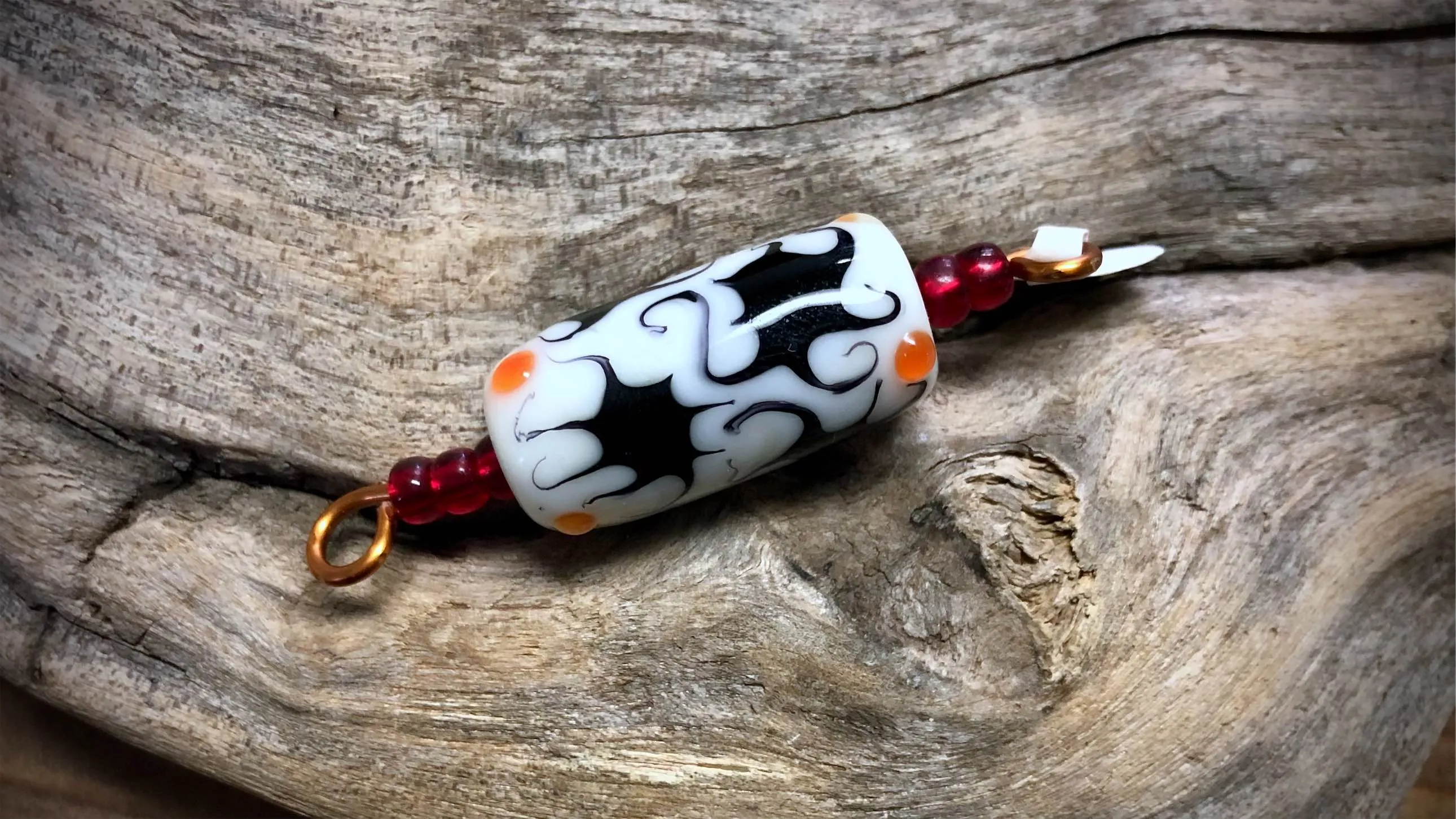 Lampwork Glass Bead by Mac Arts