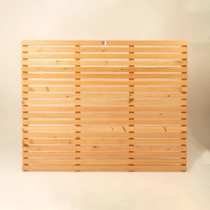 Larch Slatted Fence Panels (Horizontal)