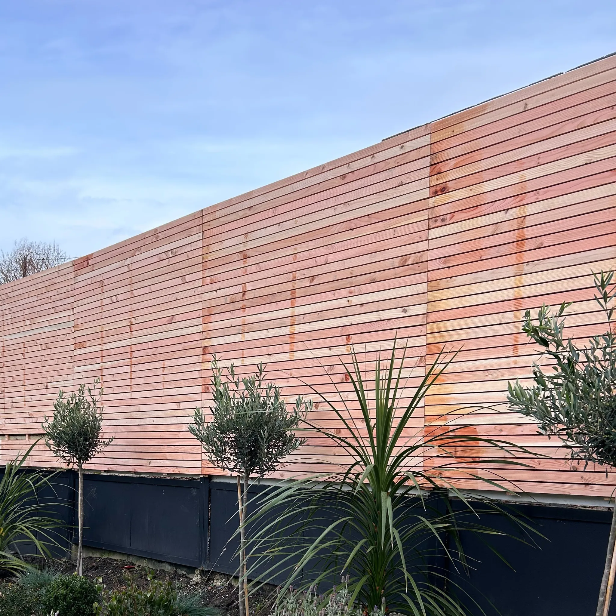Larch Slatted Fence Panels (Horizontal)