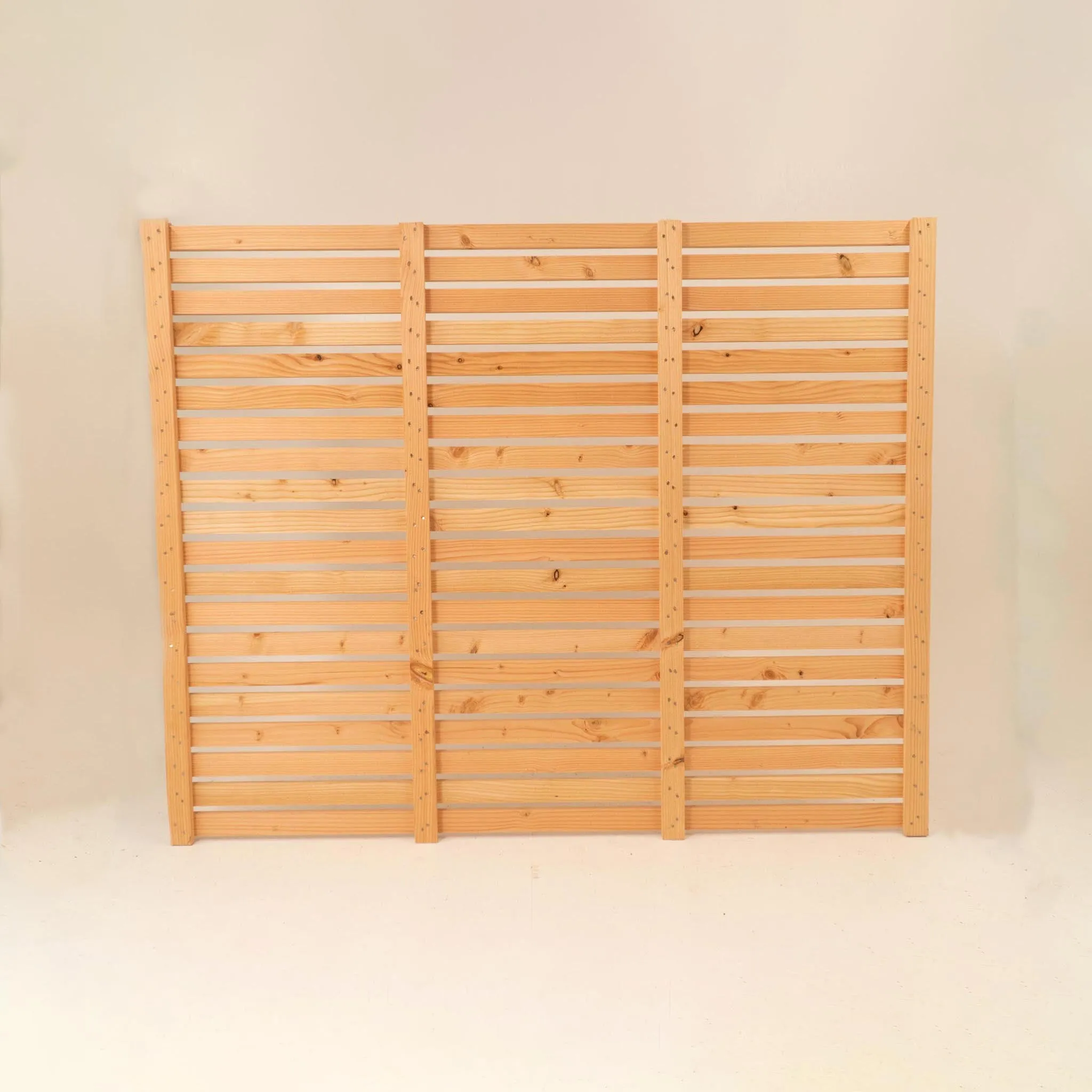 Larch Slatted Fence Panels (Horizontal)