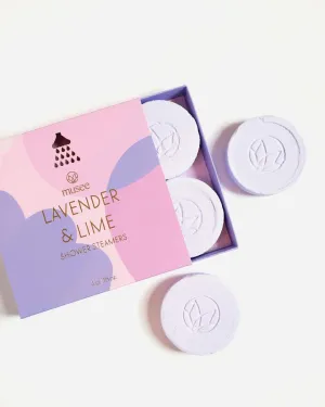 Lavender   Lime Shower Steamers