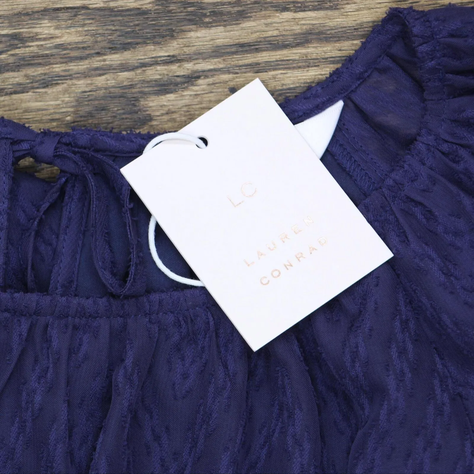 Lc Lauren Conrad Women's Flowy Shirred Top WL2UW001RS2