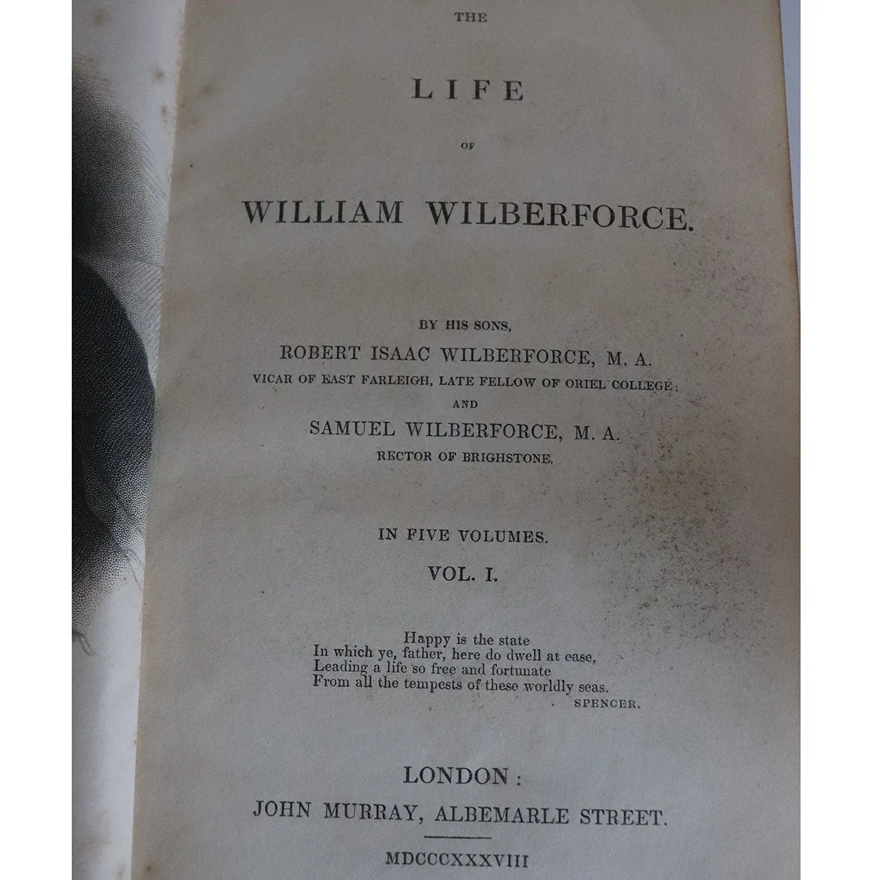 Leather Bound Books: The Life of William Wilberforce, Volume I and II