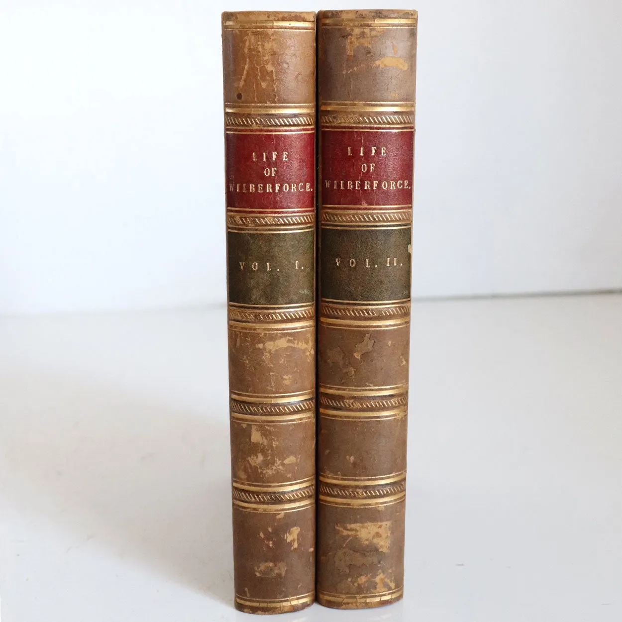 Leather Bound Books: The Life of William Wilberforce, Volume I and II