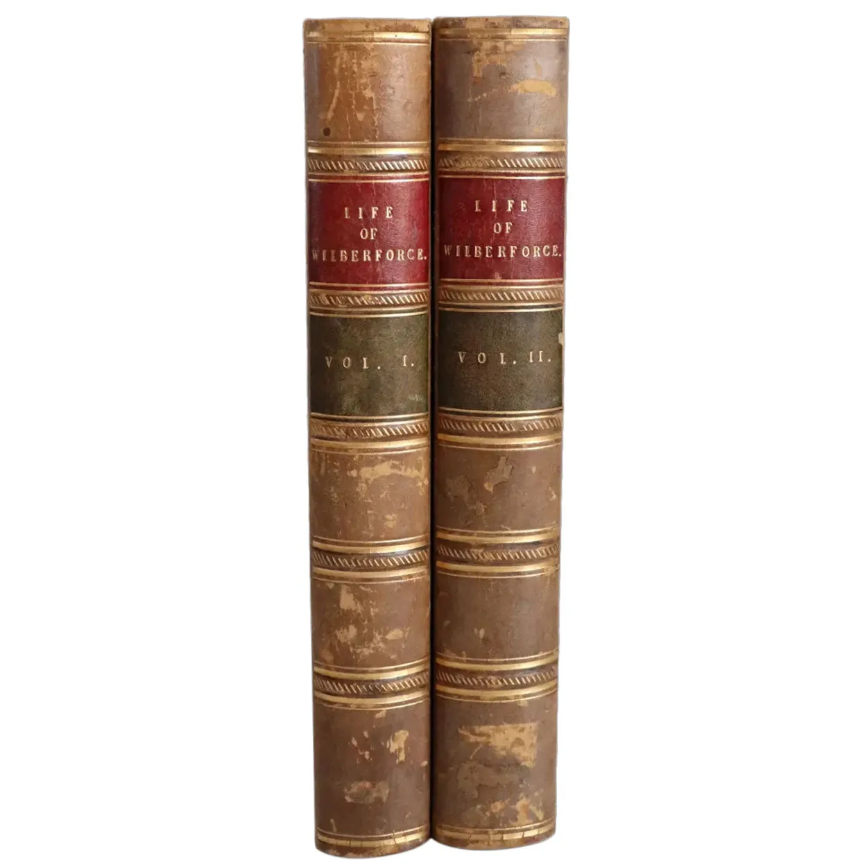 Leather Bound Books: The Life of William Wilberforce, Volume I and II