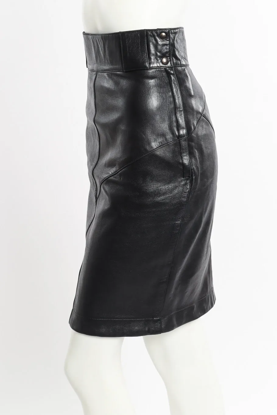 Leather Pencil Skirt