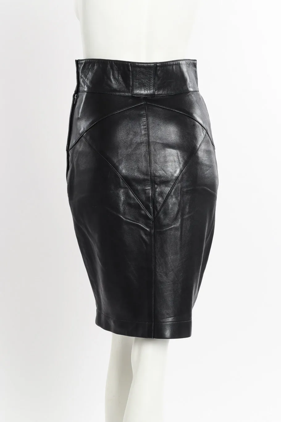 Leather Pencil Skirt