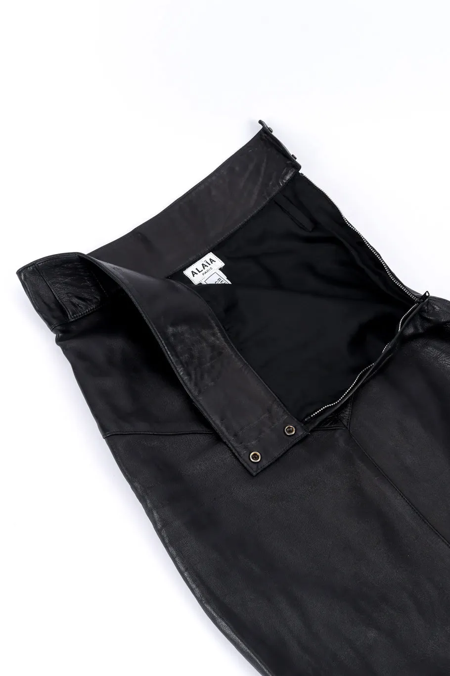 Leather Pencil Skirt