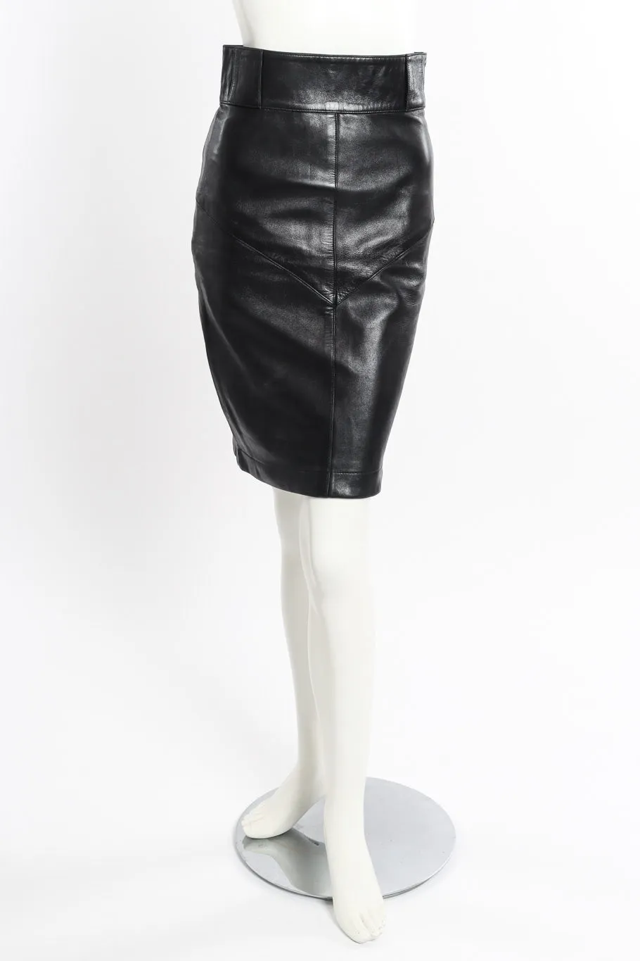 Leather Pencil Skirt
