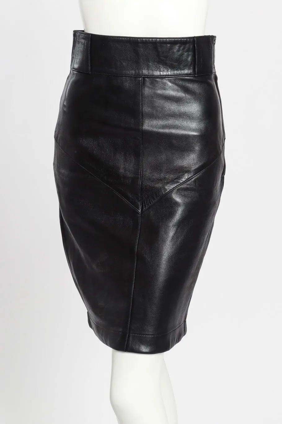 Leather Pencil Skirt