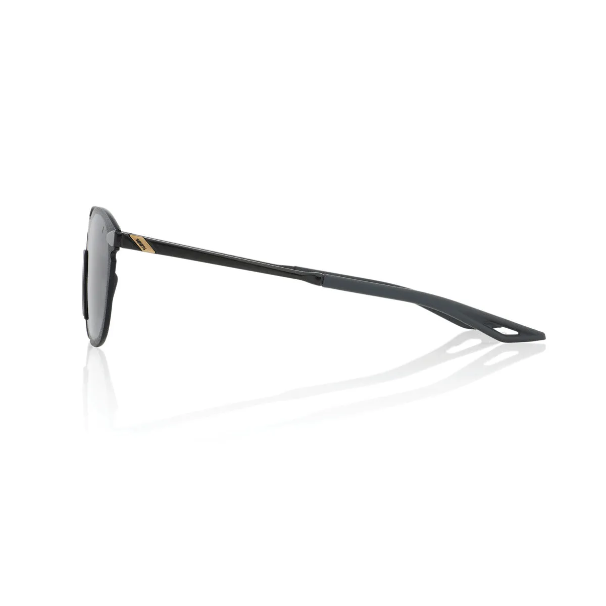 LEGERE ROUND - Polished Black - Smoke Lens - OS