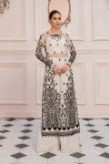 LF-PN-118-B-Whith | MariaB M.Luxe Fabrics | Unstitched Embroidered Fabric