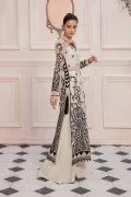 LF-PN-118-B-Whith | MariaB M.Luxe Fabrics | Unstitched Embroidered Fabric