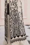 LF-PN-118-B-Whith | MariaB M.Luxe Fabrics | Unstitched Embroidered Fabric