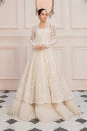 LF-PN-123-A-White | MariaB M.Luxe Fabrics | Unstitched Embroidered Fabric