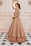 LF-PO-101-A-Peach | MariaB M.Luxe Fabrics | Unstitched Embroidered Fabric