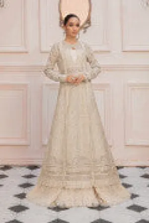 LF-PO-102-B-White | MariaB M.Luxe Fabrics | Unstitched Embroidered Fabric