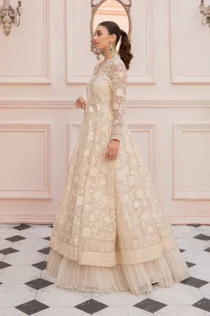LF-PO-107-A-White | MariaB M.Luxe Fabrics | Unstitched Embroidered Fabric