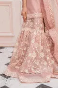 LF-PO-107-B-Pink | MariaB M.Luxe Fabrics | Unstitched Embroidered Fabric