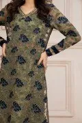 LF-ZN-103-A-Black | MariaB M.Luxe Fabrics | Unstitched Embroidered Fabric