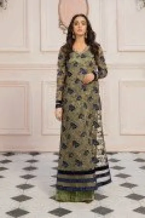 LF-ZN-103-A-Black | MariaB M.Luxe Fabrics | Unstitched Embroidered Fabric
