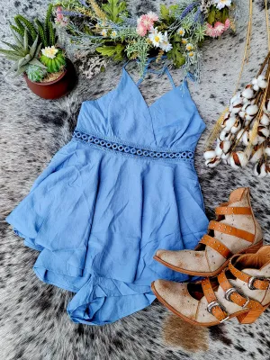 Lily Romper (Blue)