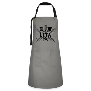 Lita Artisan Apron - Gray