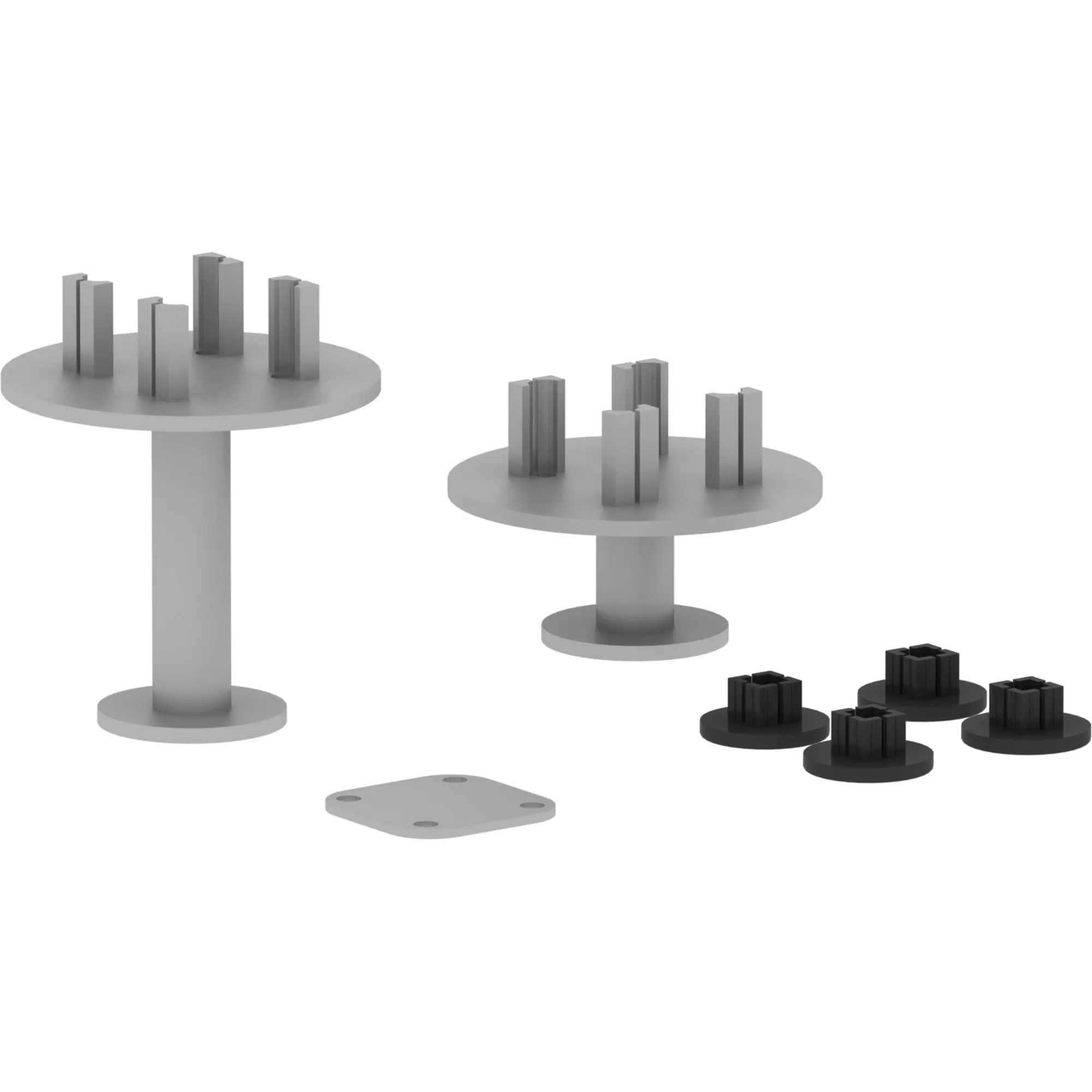 Lorell Adaptable Panel System T Connector Set