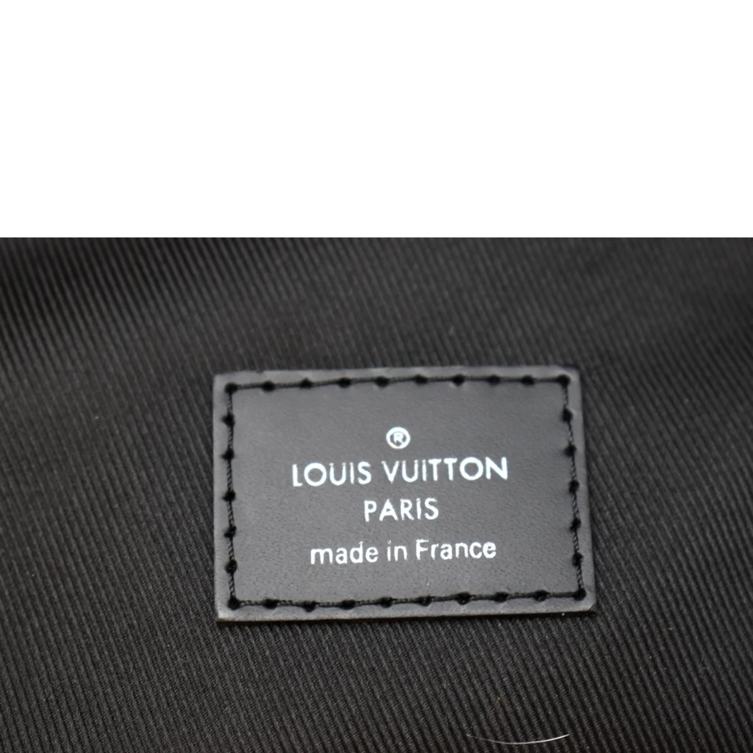 LOUIS VUITTON Avenue Sling Damier Graphite Backpack Bag Black