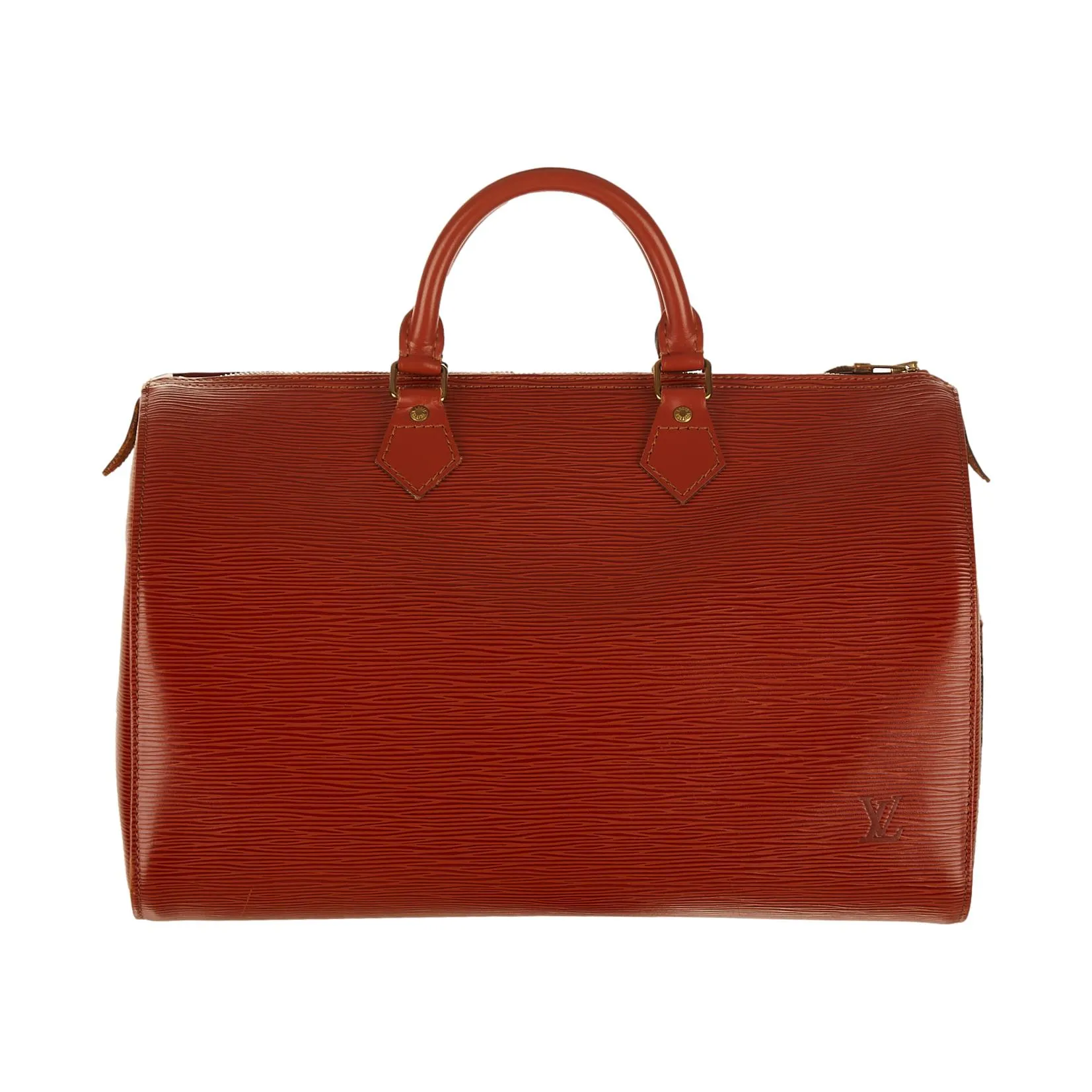 Louis Vuitton Brown Epi Speedy 35