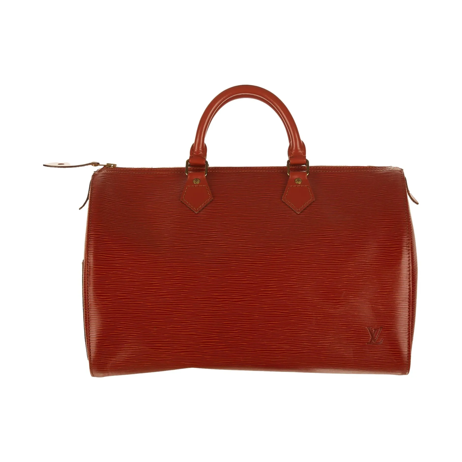 Louis Vuitton Brown Epi Speedy 35