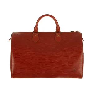 Louis Vuitton Brown Epi Speedy 35
