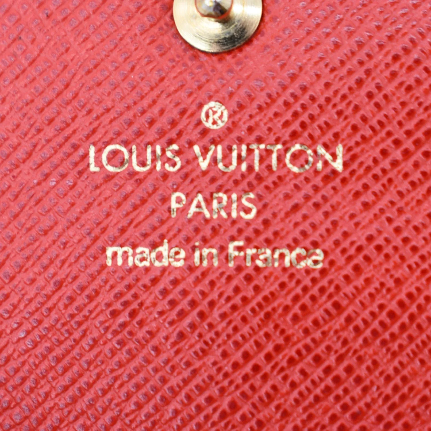 LOUIS VUITTON Groom Portefeuille Sarah Monogram Canvas Wallet Brown