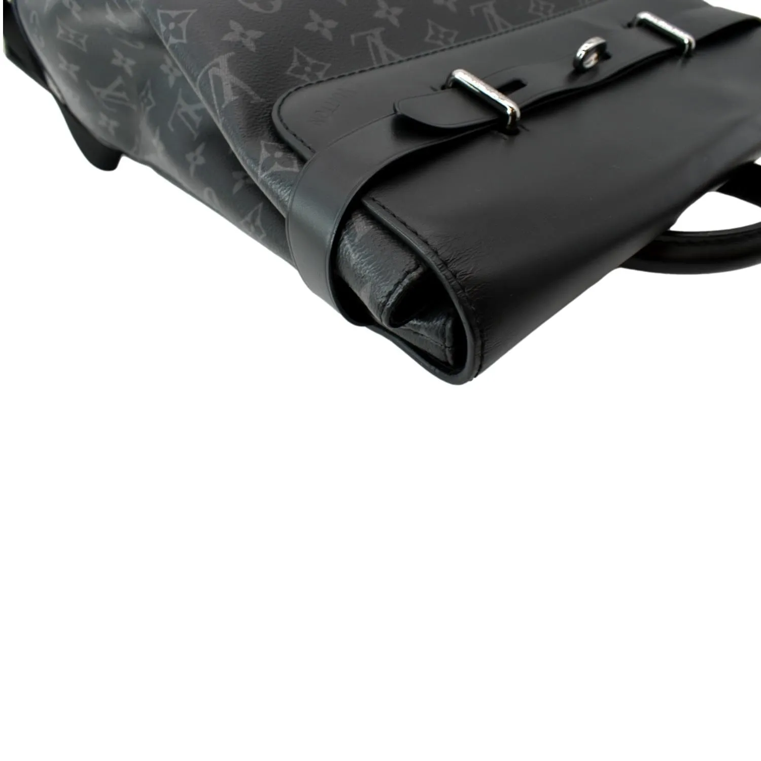 LOUIS VUITTON Steamer Monogram Eclipse Backpack Bag Black