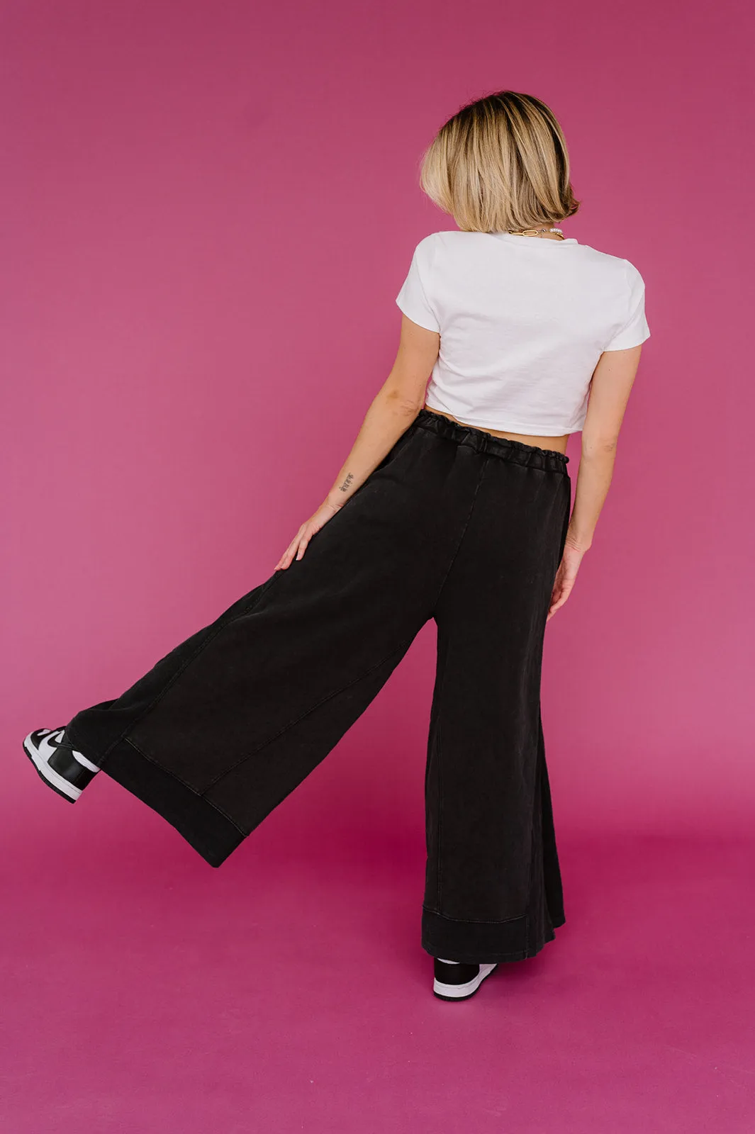 Loving Is Easy Lounge Pant// Black *RESTOCKED*